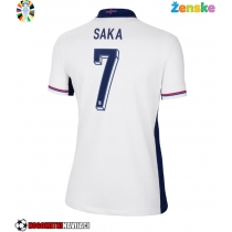 Ženske Nogometnih dresov Anglija Bukayo Saka #7 Domači EP 2024 Kratki rokavi